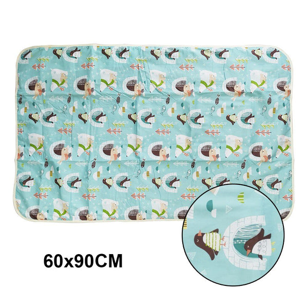 MatChanging™ Tapis à langer pour bébé | bébé lecoledeschats 60x90 cm Penguin 